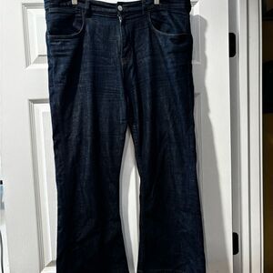 COS Women’s Bootcut Jeans Deep Indigo High Rise Size 32 Inseam 24" Day To Night